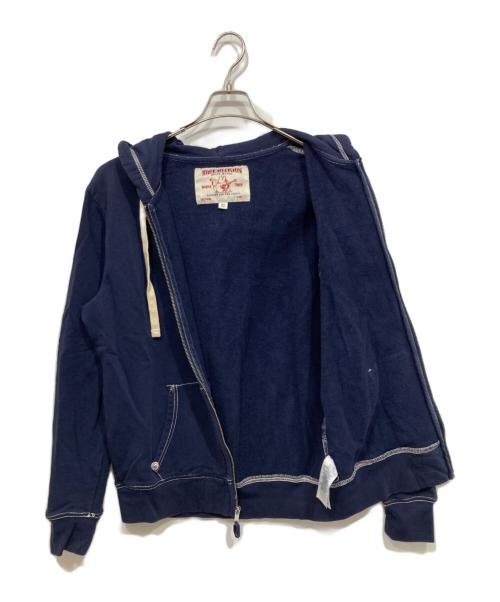 TRUE RELIGION（トゥルー レリジョン）TRUE RELIGION (トゥルー レリジョン) ジップパーカー ネイビー サイズ:Mの古着・服飾アイテム