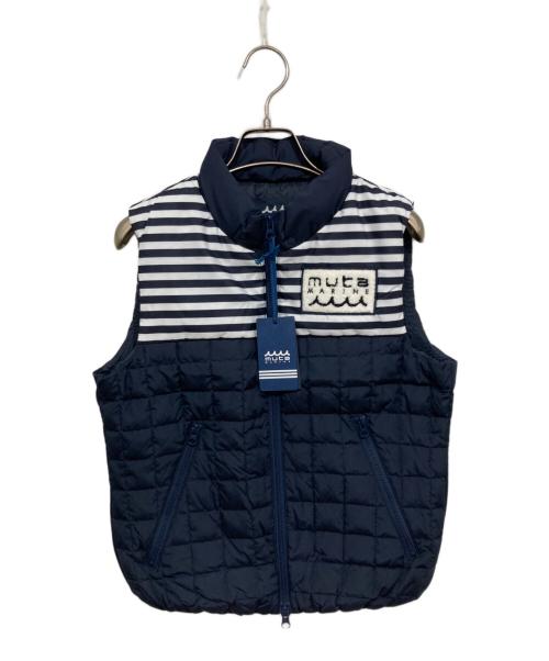 muta MARINE（ムータマリン）muta MARINE (ムータマリン) ダウンベスト ネイビー サイズ:Mの古着・服飾アイテム