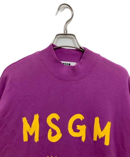 MSGM（エムエスジーエム）MSGM (エムエスジーエム) スウェットワンピース パープル サイズ:sの古着・服飾アイテム