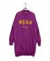 MSGM（エムエスジーエム）の古着「スウェットワンピース」｜パープル