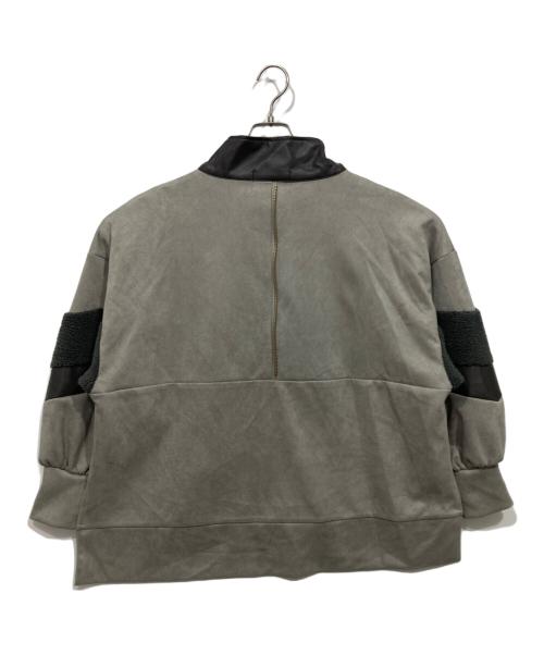 theodoric（テオドリック）THEODORIC (テオドリック) 異素材スウェット グレー サイズ:Fの古着・服飾アイテム