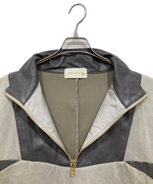 theodoric（テオドリック）THEODORIC (テオドリック) 異素材スウェット グレー サイズ:Fの古着・服飾アイテム