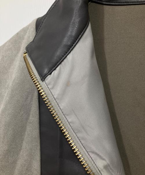 theodoric（テオドリック）THEODORIC (テオドリック) 異素材スウェット グレー サイズ:Fの古着・服飾アイテム