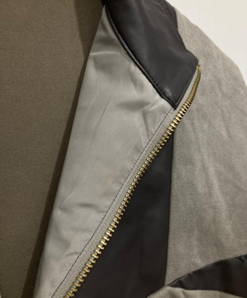 theodoric（テオドリック）THEODORIC (テオドリック) 異素材スウェット グレー サイズ:Fの古着・服飾アイテム