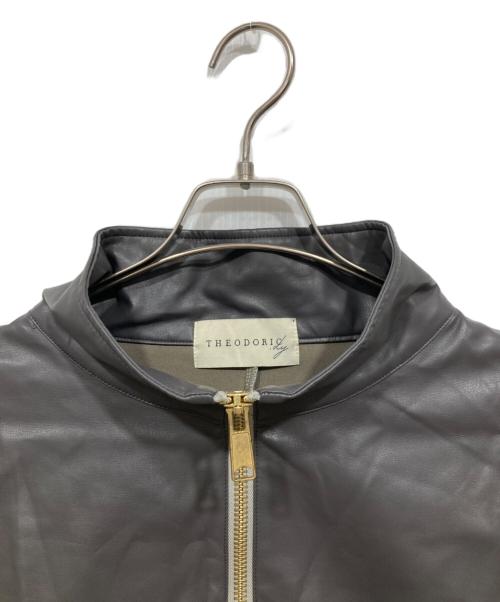 theodoric（テオドリック）THEODORIC (テオドリック) 異素材スウェット グレー サイズ:Fの古着・服飾アイテム
