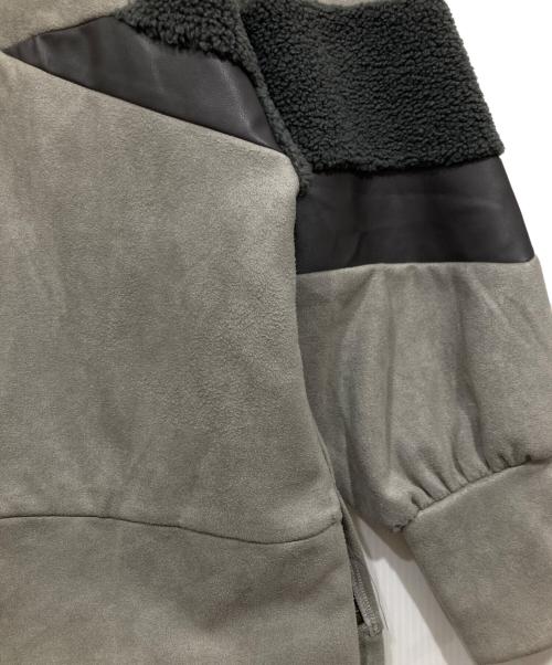 theodoric（テオドリック）THEODORIC (テオドリック) 異素材スウェット グレー サイズ:Fの古着・服飾アイテム