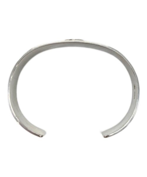 GOD SUNS（ゴッドサンズ）GOD SUNS (ゴッドサンズ) 平打ちバングル/ SVメタル付き サイズ:12mm/Mの古着・服飾アイテム