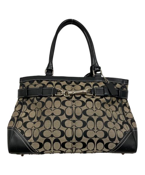 COACH（コーチ）COACH (コーチ) ハンドバッグ/シグネチャー ベージュの古着・服飾アイテム
