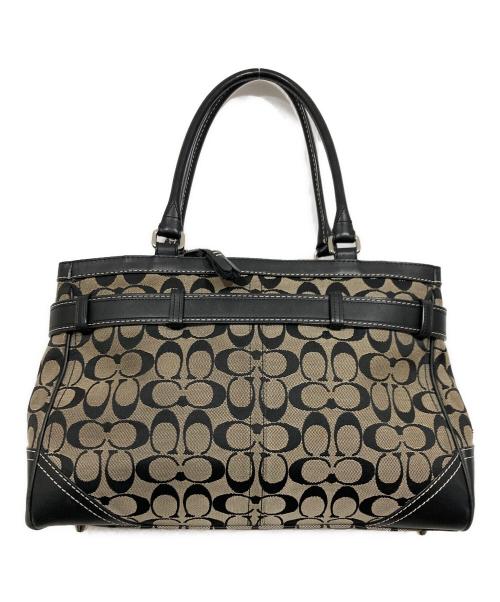 COACH（コーチ）COACH (コーチ) ハンドバッグ/シグネチャー ベージュの古着・服飾アイテム