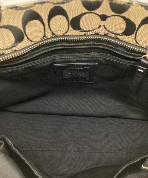 COACH（コーチ）COACH (コーチ) ハンドバッグ/シグネチャー ベージュの古着・服飾アイテム