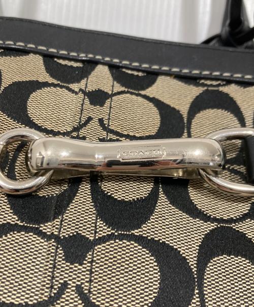 COACH（コーチ）COACH (コーチ) ハンドバッグ/シグネチャー ベージュの古着・服飾アイテム