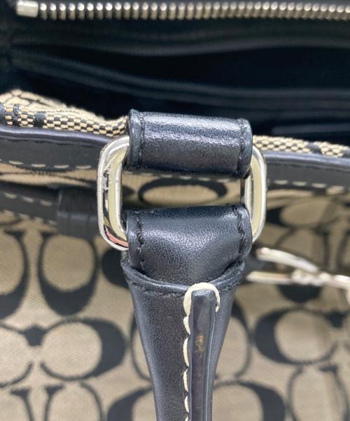 COACH（コーチ）COACH (コーチ) ハンドバッグ/シグネチャー ベージュの古着・服飾アイテム