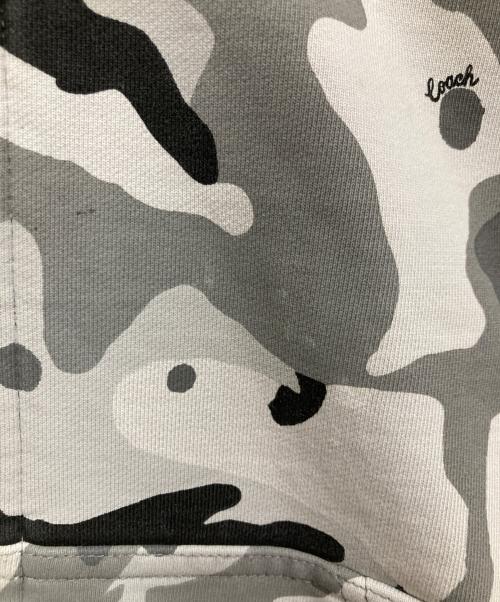 COACH（コーチ）COACH (コーチ) カモフラジップパーカー グレー サイズ:Lの古着・服飾アイテム
