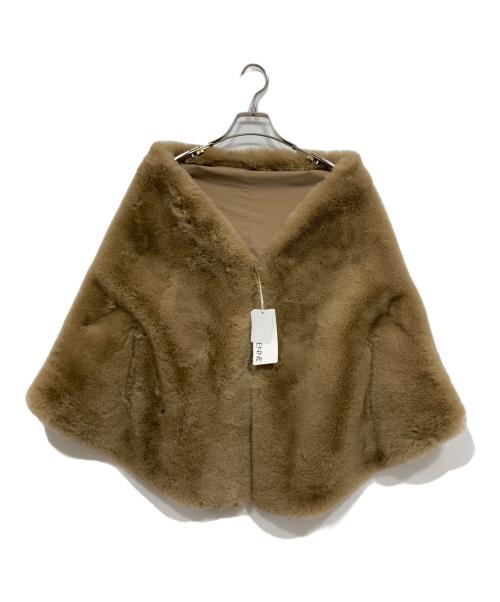 JENNE（ジェンヌ）JENNE (ジェンヌ) リッチボリュームファーケープ ブラウンの古着・服飾アイテム