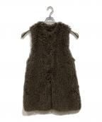 CAFUNEカフネ）の古着「ファーベスト」｜ベージュ