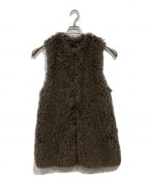 CAFUNE（カフネ）の古着「ファーベスト」｜ベージュ