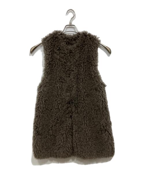 CAFUNE（カフネ）CAFUNE (カフネ) ファーベスト ベージュ サイズ:38の古着・服飾アイテム