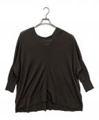 MUSE de Deuxieme Classeミューズ ドゥーズィエム クラス）の古着「shake code Vネックプルオーバー」｜ブラウン