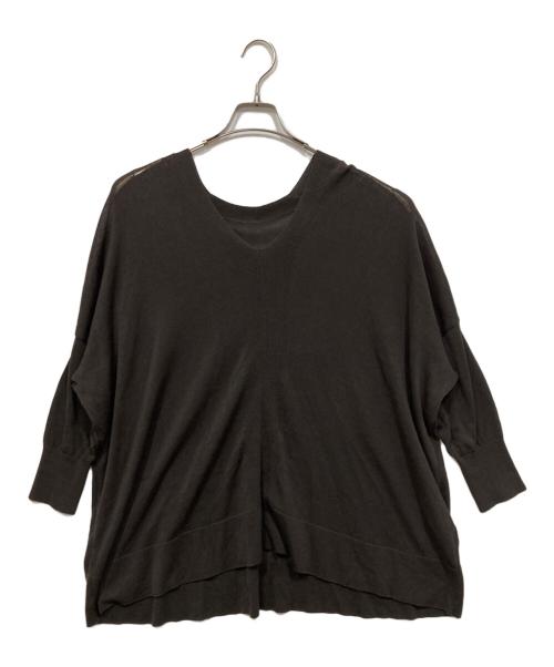 MUSE de Deuxieme Classe（ミューズ ドゥーズィエム クラス）MUSE de Deuxieme Classe (ミューズ ドゥーズィエム クラス) shake code Vネックプルオーバー ブラウン サイズ:サイズ記載なしの古着・服飾アイテム
