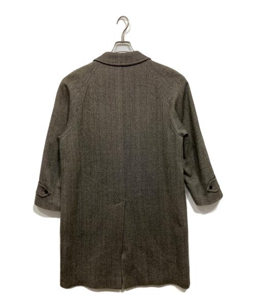 Burberry's（バーバリー）Burberry's (バーバリー) 比翼ツイードコート グレー サイズ:サイズ記載なしの古着・服飾アイテム