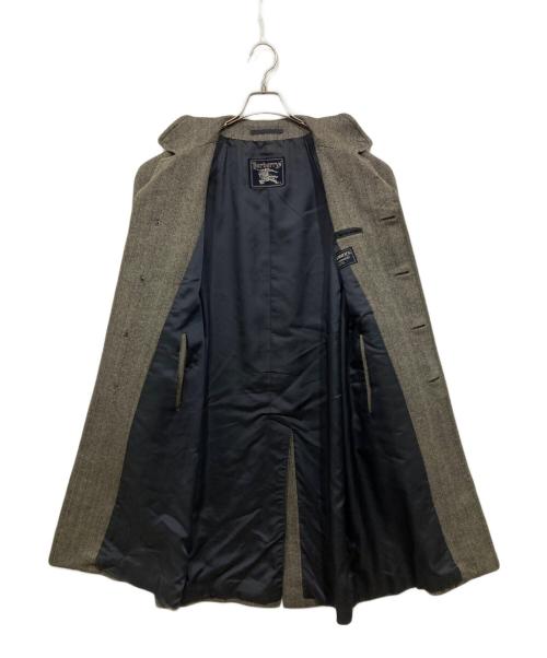 Burberry's（バーバリー）Burberry's (バーバリー) 比翼ツイードコート グレー サイズ:サイズ記載なしの古着・服飾アイテム