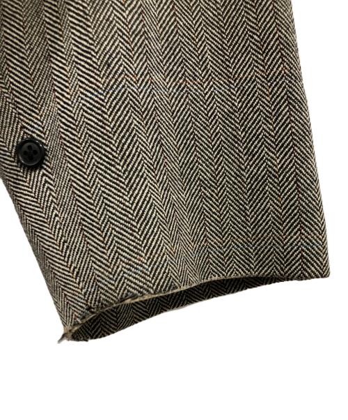Burberry's（バーバリー）Burberry's (バーバリー) 比翼ツイードコート グレー サイズ:サイズ記載なしの古着・服飾アイテム