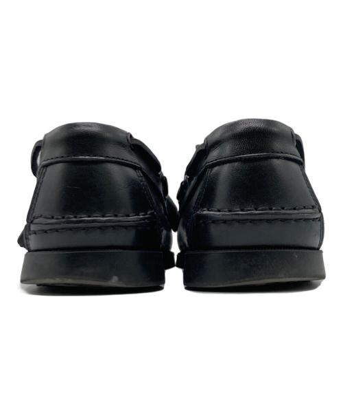 PARABOOT（パラブーツ）PARABOOT (パラブーツ) BEAMS F別注 キルト タッセル ローファー ブラック サイズ:6 1/2の古着・服飾アイテム