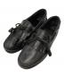PARABOOT（パラブーツ）の古着「キルト タッセル ローファー」｜ブラック