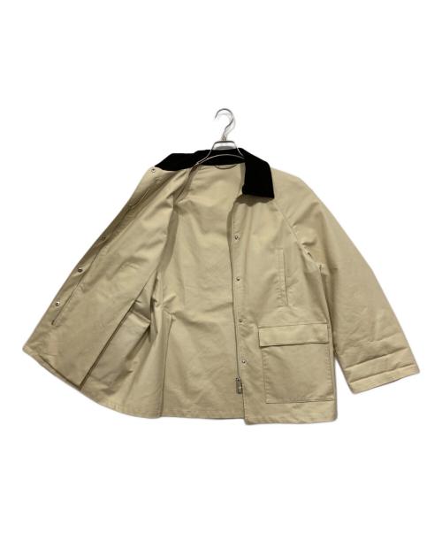 toteme（トーテム）toteme (トーテム) Summer Country ジャケット ベージュ×ブラウン サイズ:32の古着・服飾アイテム