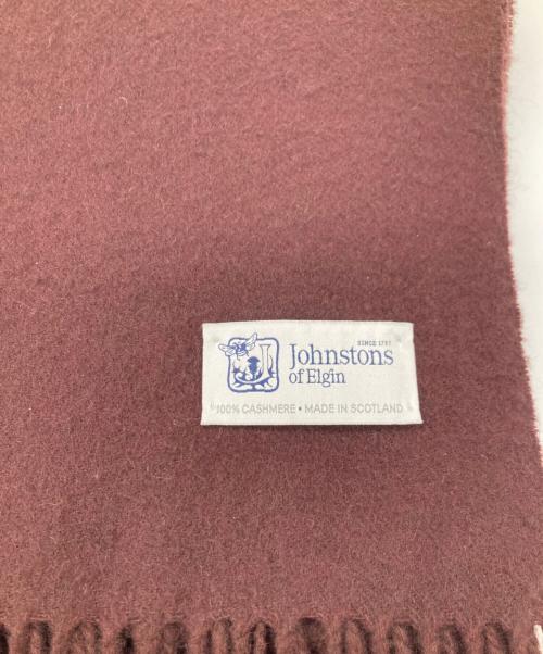JOHNSTONS（ジョンストンズ）JOHNSTONS (ジョンストンズ) カシミヤストール ブラウンの古着・服飾アイテム