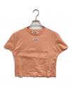 ）の古着「ロゴラベルTシャツ」｜ピンク