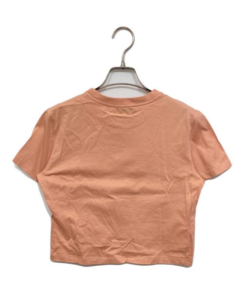 MIU MIU（ミュウミュウ）MIU MIU (ミュウミュウ) ロゴラベルTシャツ ピンク サイズ:XSの古着・服飾アイテム
