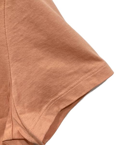 MIU MIU（ミュウミュウ）MIU MIU (ミュウミュウ) ロゴラベルTシャツ ピンク サイズ:XSの古着・服飾アイテム