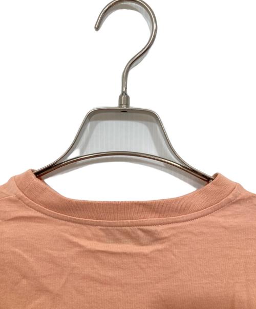 MIU MIU（ミュウミュウ）MIU MIU (ミュウミュウ) ロゴラベルTシャツ ピンク サイズ:XSの古着・服飾アイテム