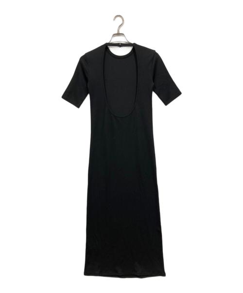 N.Jam（エヌジャム）N.Jam (エヌジャム) バックオープンワンピース ブラック サイズ:FREEの古着・服飾アイテム