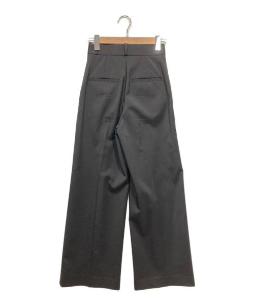 Noble（ノーブル）Noble (ノーブル) エステルツイルストレッチスラックスパンツ ブラック サイズ:S(34)の古着・服飾アイテム