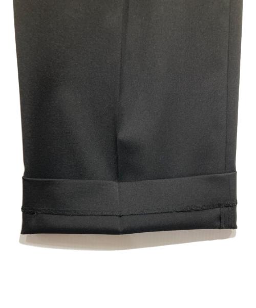 Noble（ノーブル）Noble (ノーブル) エステルツイルストレッチスラックスパンツ ブラック サイズ:S(34)の古着・服飾アイテム