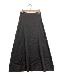 edit.for lulu（エディットフォールル）の古着「abc ストレッチフレアスカート」｜ブラック