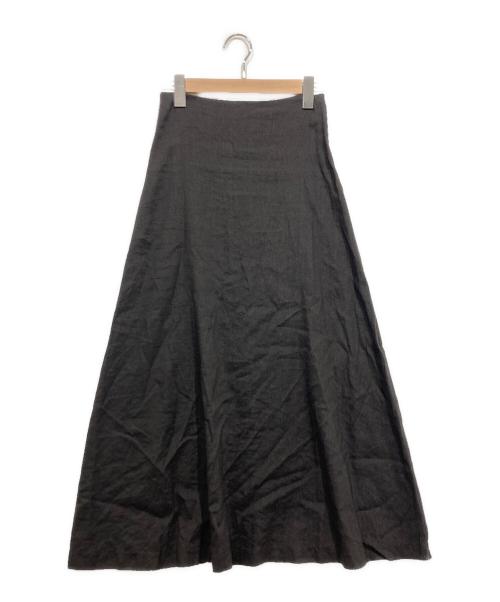 edit.for lulu（エディットフォールル）edit.for lulu (エディットフォールル) abc ストレッチフレアスカート ブラック サイズ:S(34)の古着・服飾アイテム