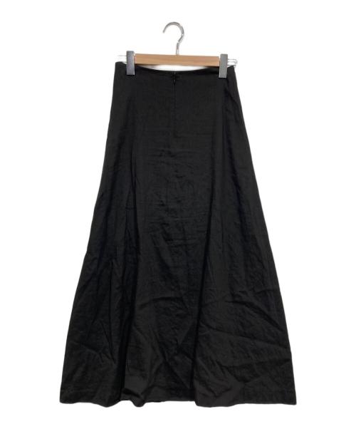 edit.for lulu（エディットフォールル）edit.for lulu (エディットフォールル) abc ストレッチフレアスカート ブラック サイズ:S(34)の古着・服飾アイテム