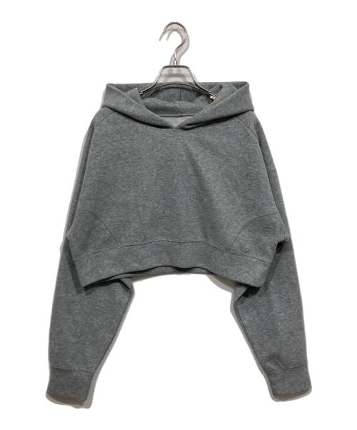 CAPRICIEUX LE'MAGE（カプリシューレマージュ）CAPRICIEUX LE'MAGE (カプリシューレマージュ) クロップフーディー グレー サイズ:freeの古着・服飾アイテム