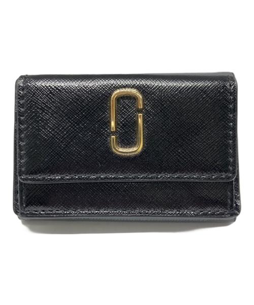 Marc by Marc Jacobs（マークバイマークジェイコブス）Marc by Marc Jacobs (マークバイマークジェイコブス) スナップショット 3つ折り財布 グレー×ブラックの古着・服飾アイテム