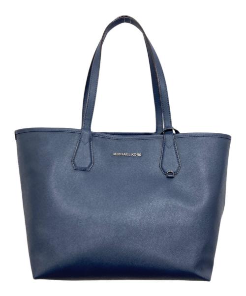 MICHAEL KORS（マイケル・コース）MICHAEL KORS (マイケル・コース) トートバッグ ネイビーの古着・服飾アイテム