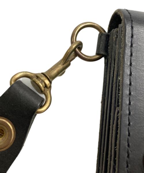 AVIREX（アヴィレックス）AVIREX (アヴィレックス) FAHNE2/バッファローレザー長財布 ブラックの古着・服飾アイテム