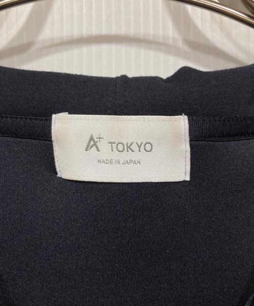 A + TOKYO（エープラス トウキョウ）A + TOKYO (エープラス トウキョウ) Wコードパーカーワンピース ネイビー サイズ:2の古着・服飾アイテム