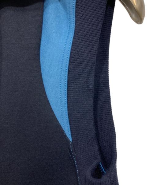 A + TOKYO（エープラス トウキョウ）A + TOKYO (エープラス トウキョウ) Wコードパーカーワンピース ネイビー サイズ:2の古着・服飾アイテム