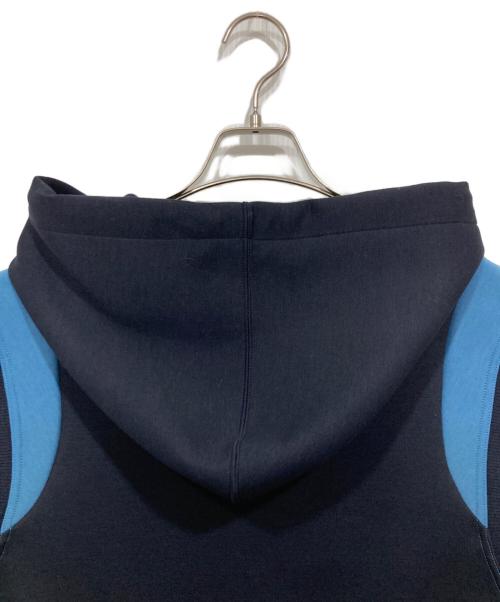 A + TOKYO（エープラス トウキョウ）A + TOKYO (エープラス トウキョウ) Wコードパーカーワンピース ネイビー サイズ:2の古着・服飾アイテム