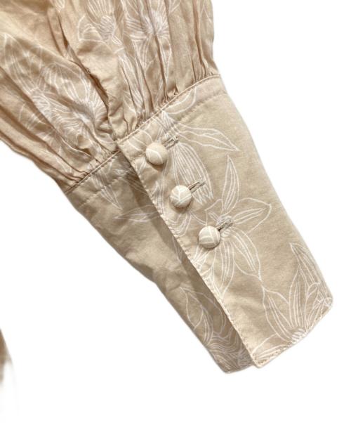 foufou（フーフー ザドレス）foufou (フーフー ザドレス) はなたば クレマチス ワンピース ベージュ サイズ:1の古着・服飾アイテム