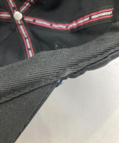 INDEPENDENT（インディペンデント）INDEPENDENT (インディペンデント) キャップ ブラックの古着・服飾アイテム