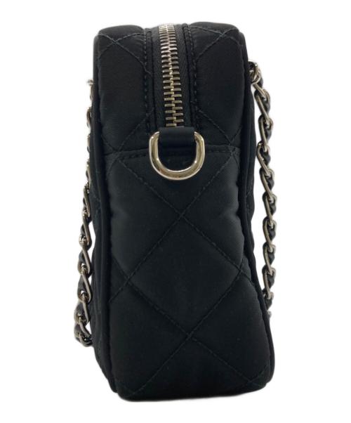 PRADA（プラダ）PRADA (プラダ) 2WAYキルティングショルダーバッグ ブラックの古着・服飾アイテム